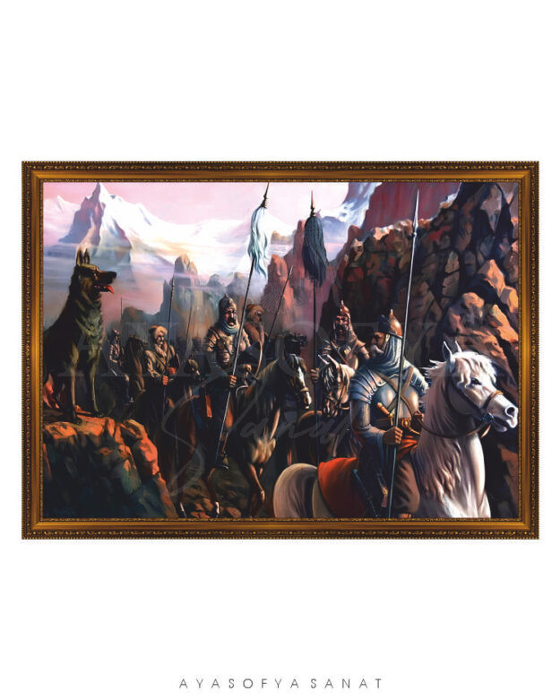 Türklerin Ergenekon'dan Çıkışı - Ressam İbrahim Çallı Eseri - No. 131
