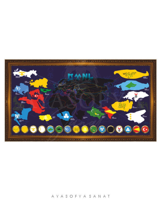 Türk Devletleri Haritası No. 80